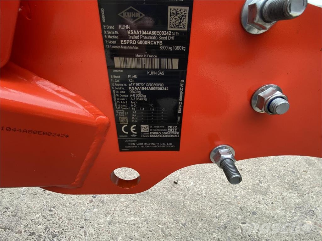 Kuhn ESPRO 6M ماكينات وملحقات زراعة أخرى