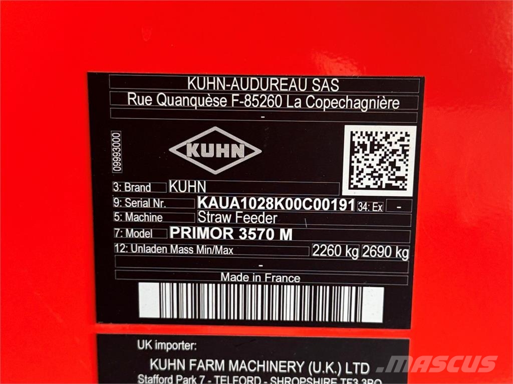 Kuhn PRIMOR 3570M Agriculture - Others