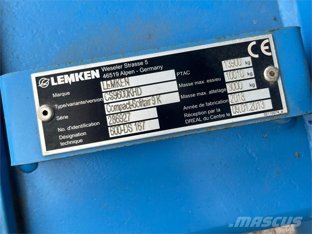 Lemken SOLITAIR COMPACT 6M DRILL Other tillage machines and accessories