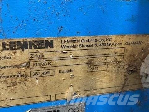 Lemken ZIRKON 10/600K Other tillage machines and accessories