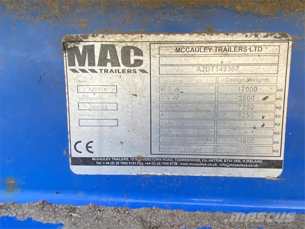 Misc. MCCAULEY DUMP TRAILER Weitere Anhänger
