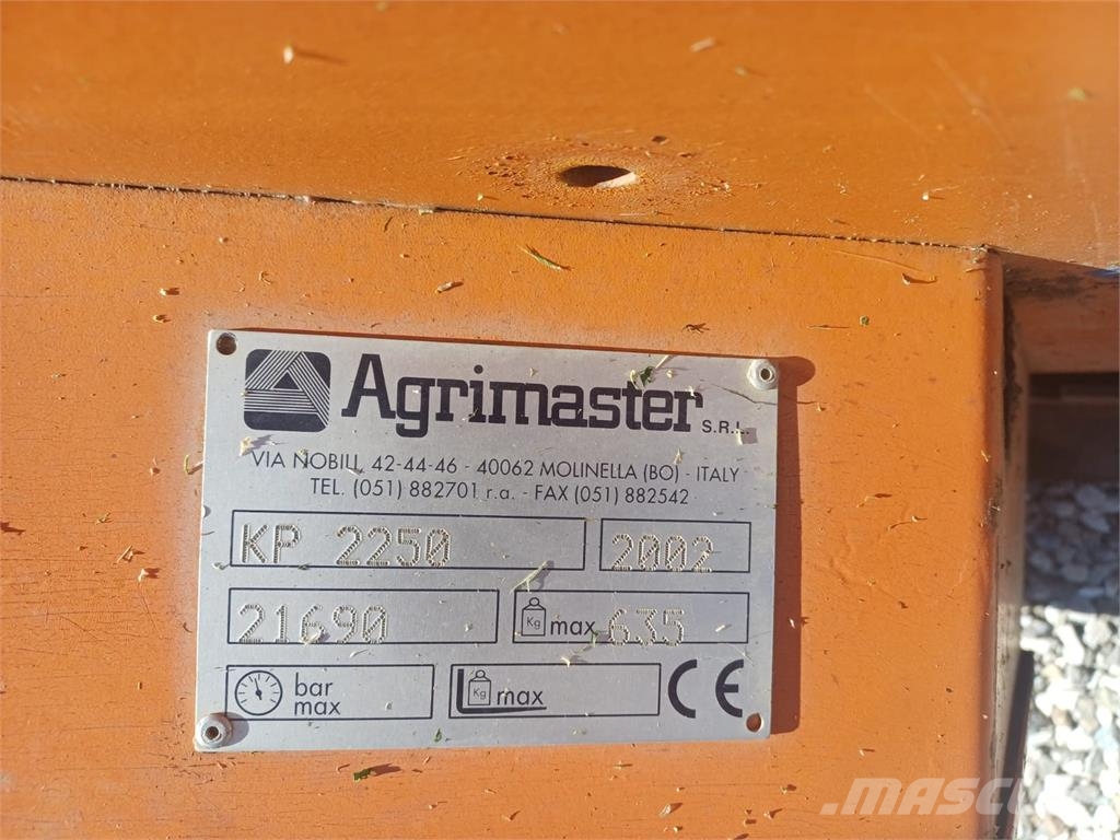 Agrimaster TRINCIA ERBA KP 2250 مكونات أخرى