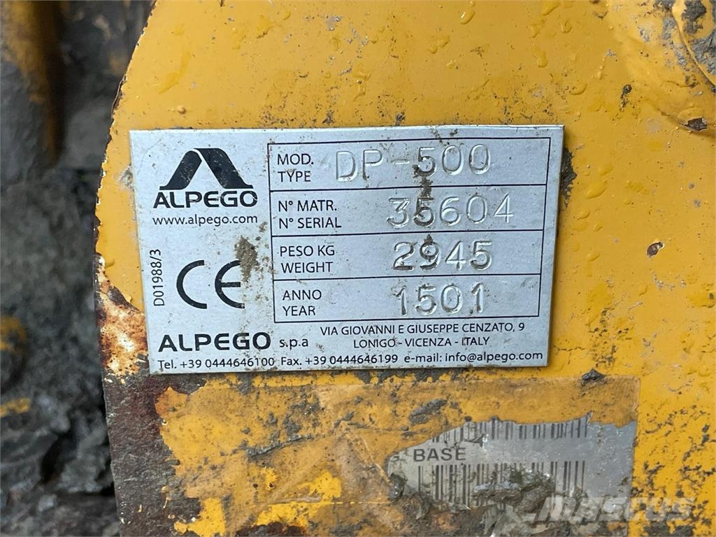 Alpego ERPICE ROTANTE DP 500 Overige componenten