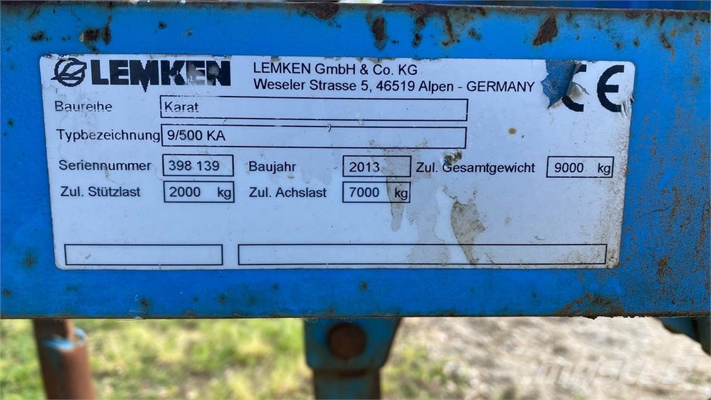 Lemken COLTIVATORE KARAT 9/500 KA Autres accessoires pour matériel forestier
