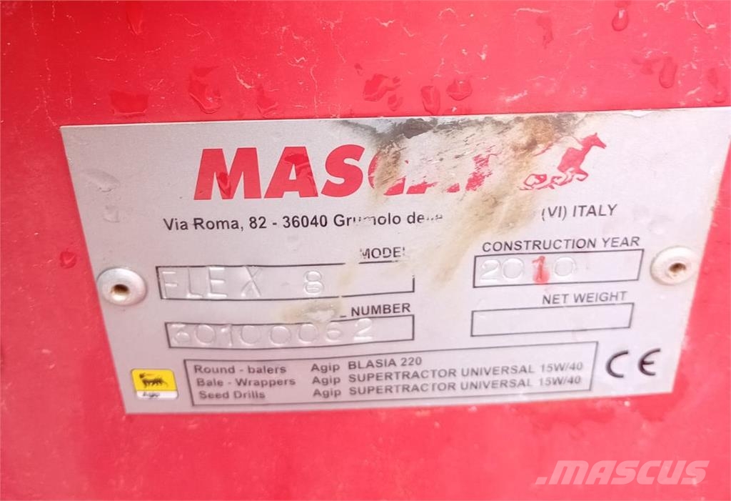 Mascar SEMINATRICE FLEX 8 Outros componentes