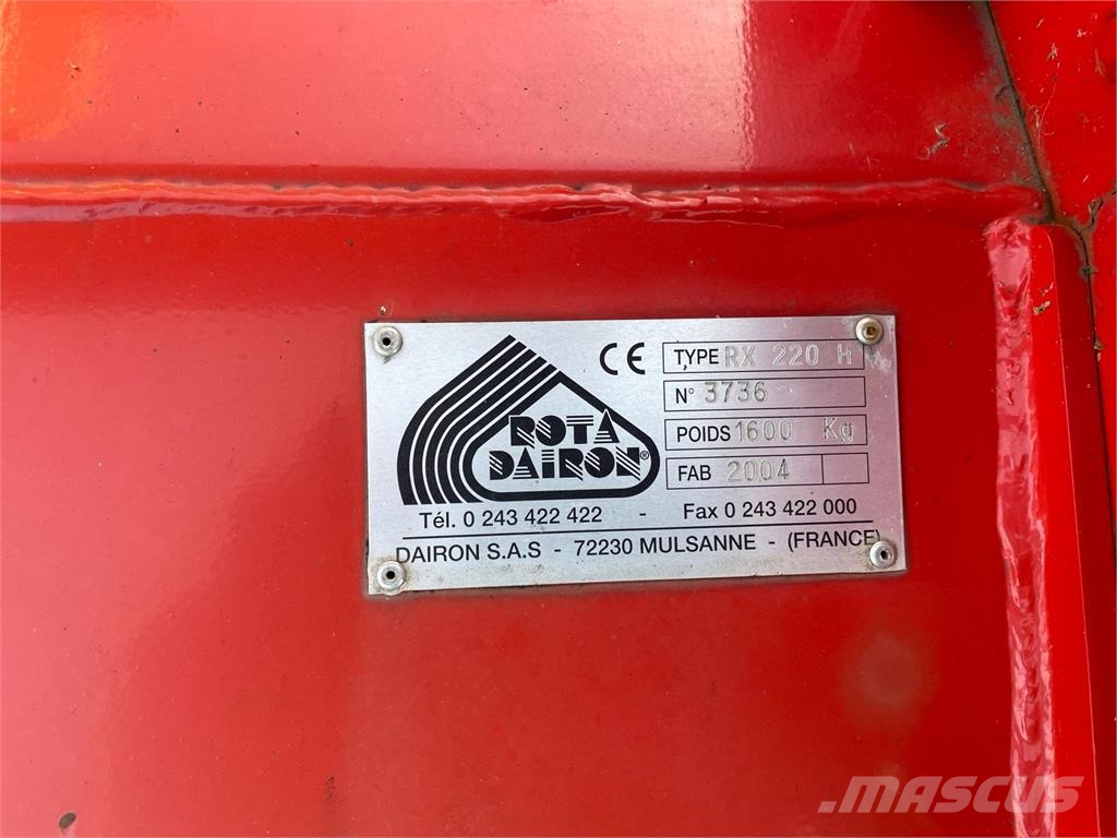 ROTADAIRON INTERRASASSI RX 220 Muut