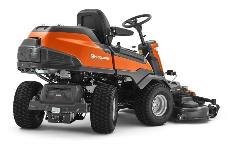 Husqvarna R 420TsX AWD inkl. 122 cm Combi klipperbord Ráülős fűnyírók