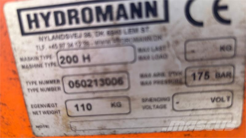 Hydromann 200H Hydraulisk Sand- und Salzstreuer
