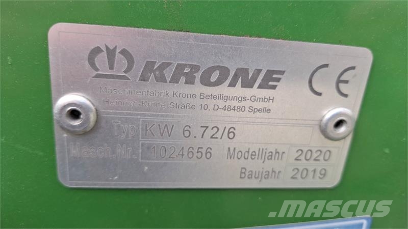 Krone KW 6.72/6 Pöyhimet ja haravat