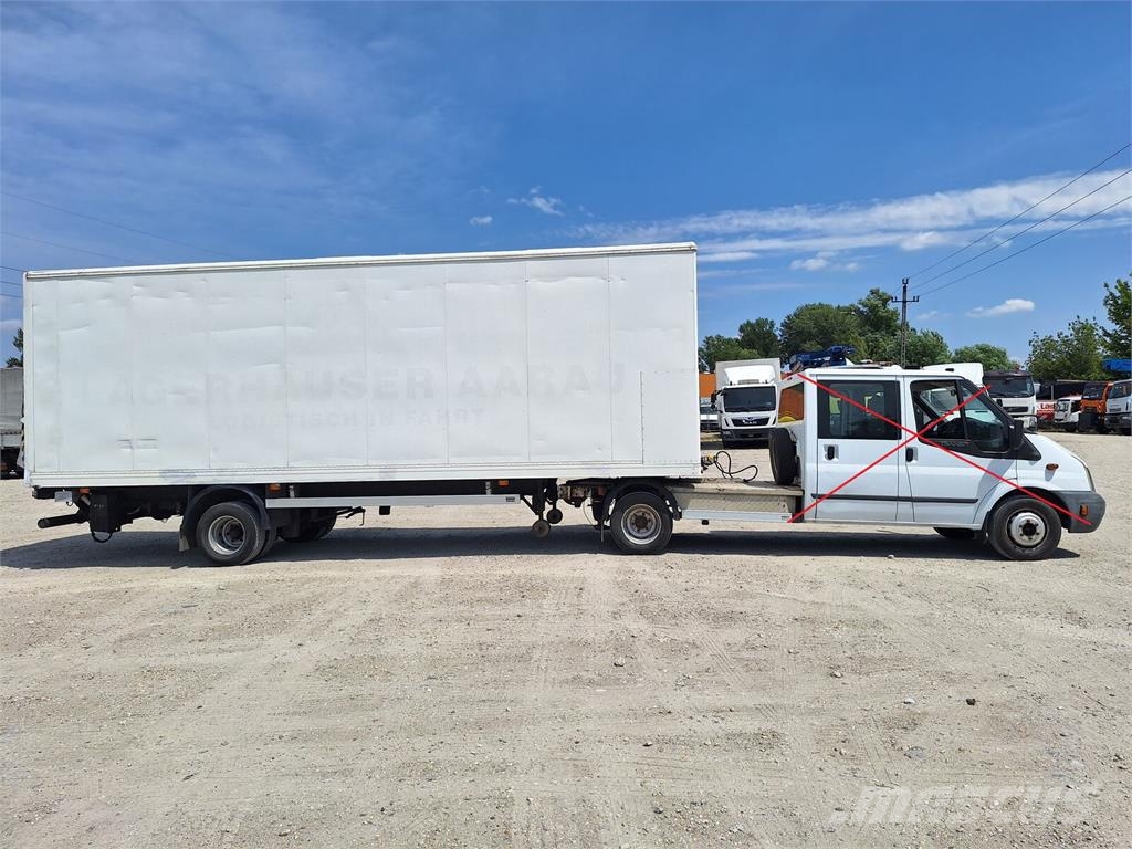 Ackermann koffer semi-trailer + Trösch LBW نصف مقطورات ذات هيكل صندوقي