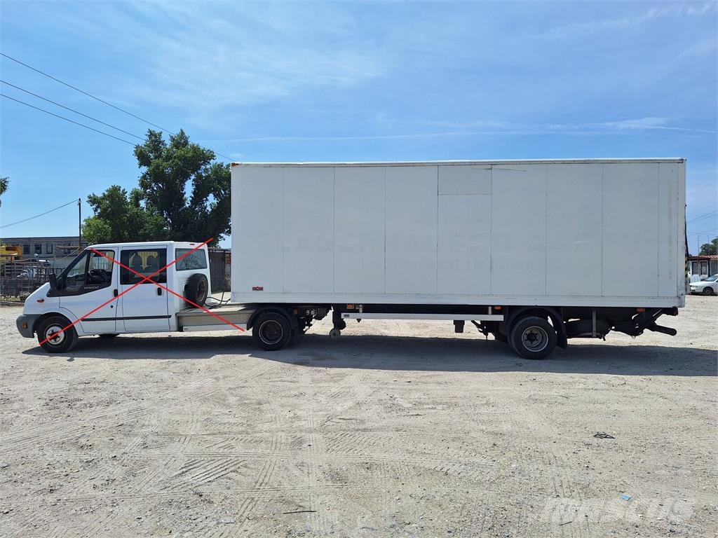 Ackermann koffer semi-trailer + Trösch LBW نصف مقطورات ذات هيكل صندوقي