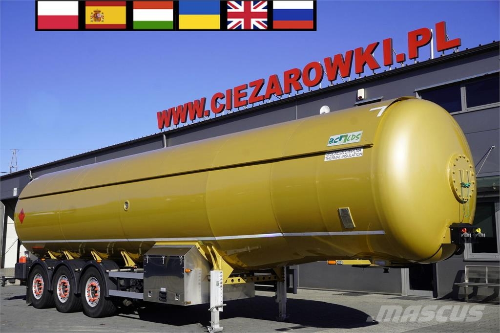 BC LDS BC-LGC NCG-50 gas tank semi-trailer / ADR / Poluprikolice cisterne