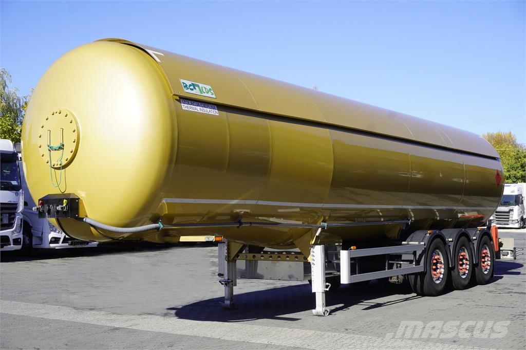 BC LDS BC-LGC NCG-50 gas tank semi-trailer / ADR / Poluprikolice cisterne