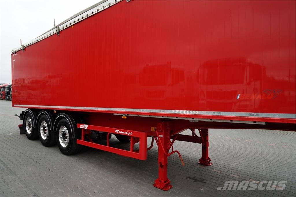 Benalu WYWROTKA 56 m3 / ALUMINIOWA / OŚ PODNOSZONA / SAF Ανατρεπόμενες ημιρυμούλκες