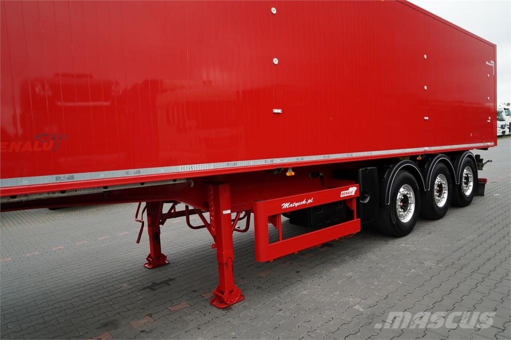Benalu WYWROTKA 56 m3 / ALUMINIOWA / OŚ PODNOSZONA / SAF Ανατρεπόμενες ημιρυμούλκες