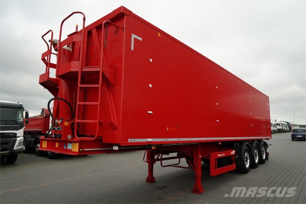 Benalu WYWROTKA 56 m3 / ALUMINIOWA / OŚ PODNOSZONA / SAF Ανατρεπόμενες ημιρυμούλκες