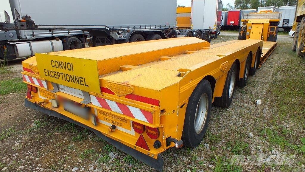 Broshuis 4ABD-48 semi-trailer / 4 axles steering / extendab Poluprikolice labudice