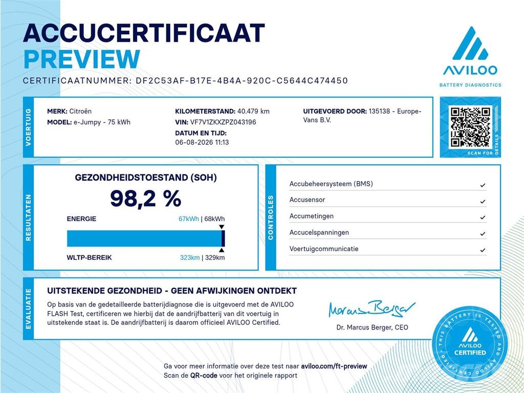 Citroën e-Jumpy 75 kWh L3 136pk 100% Electrisch Snellader Egyéb