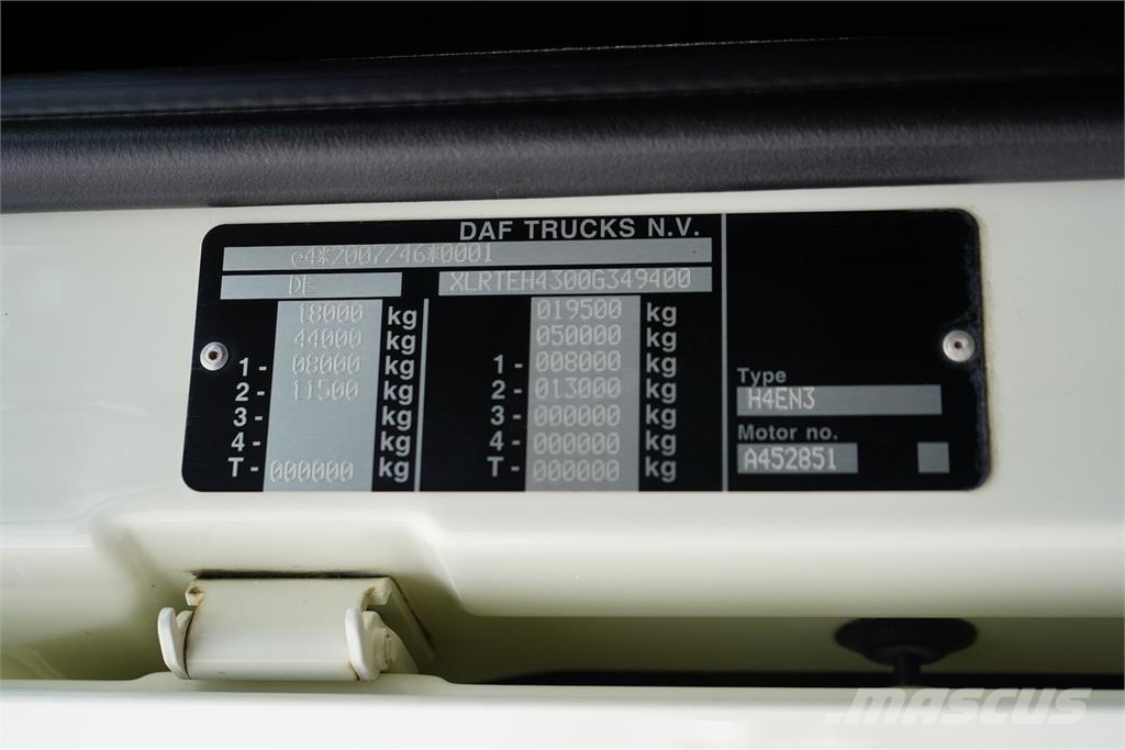 DAF 106 / 480 / EURO 6 / ACC / I – COOL / RETARDER / S Ciągniki siodłowe