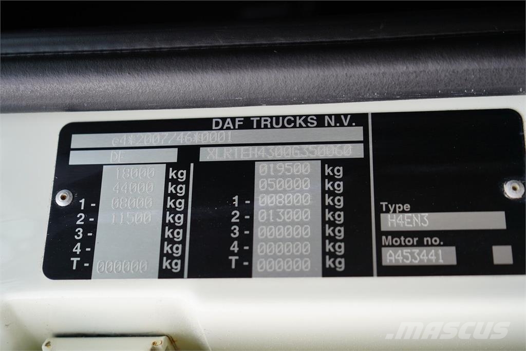 DAF 106 / 480 / EURO 6 / ACC / I – COOL / RETARDER / S Sattelzugmaschinen