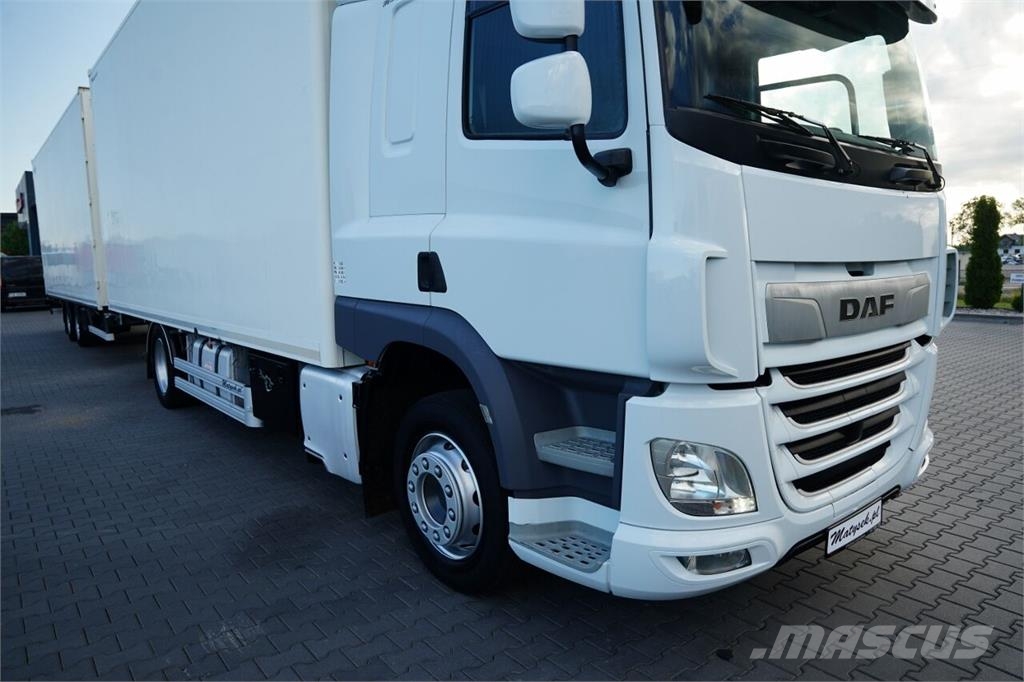 DAF CF 450 / ZESTAW TANDEM 120 M3 / PRZEJAZDOWY / KONT Camion Fourgon