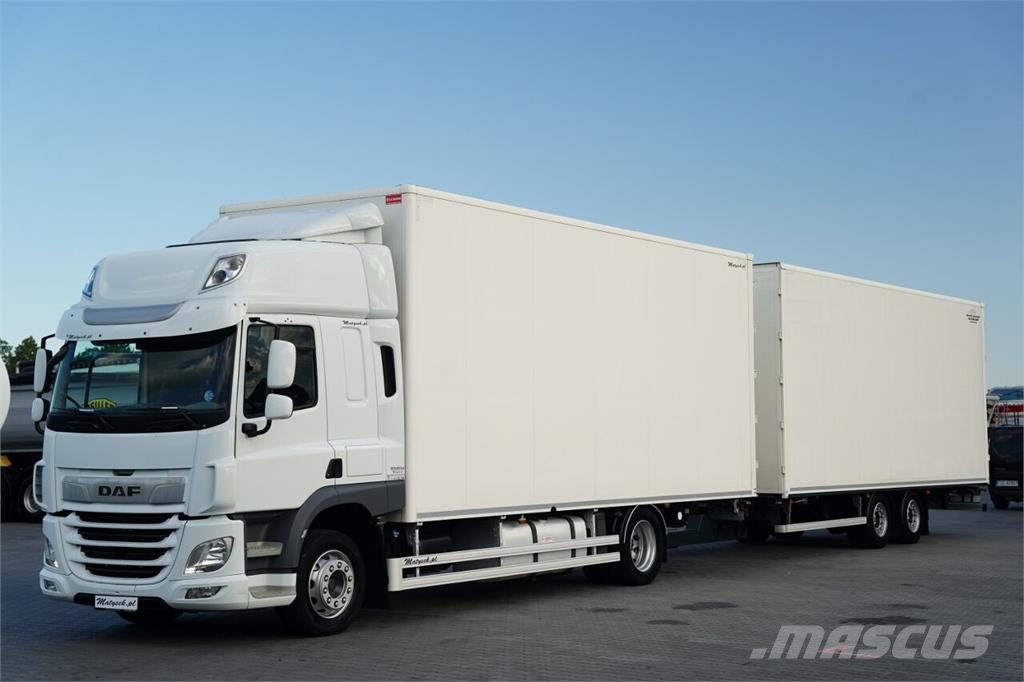 DAF CF 450 / ZESTAW TANDEM 120 M3 / PRZEJAZDOWY / KONT Camion Fourgon
