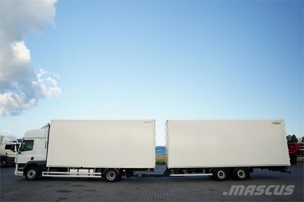DAF CF 450 / ZESTAW TANDEM 120 M3 / PRZEJAZDOWY / KONT Camion Fourgon
