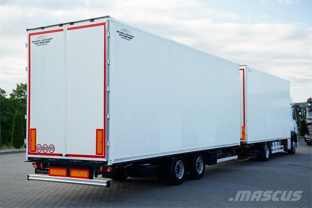 DAF CF 450 / ZESTAW TANDEM 120 M3 / PRZEJAZDOWY / KONT Camion Fourgon