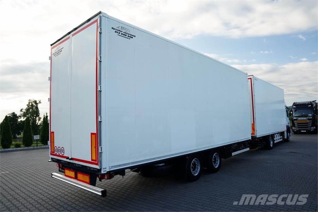 DAF CF 450 / ZESTAW TANDEM 120 M3 / PRZEJAZDOWY / KONT Camion Fourgon