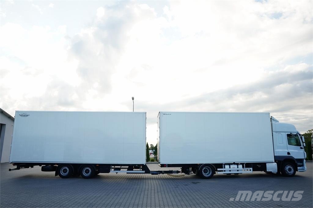 DAF CF 450 / ZESTAW TANDEM 120 M3 / PRZEJAZDOWY / KONT Camion Fourgon