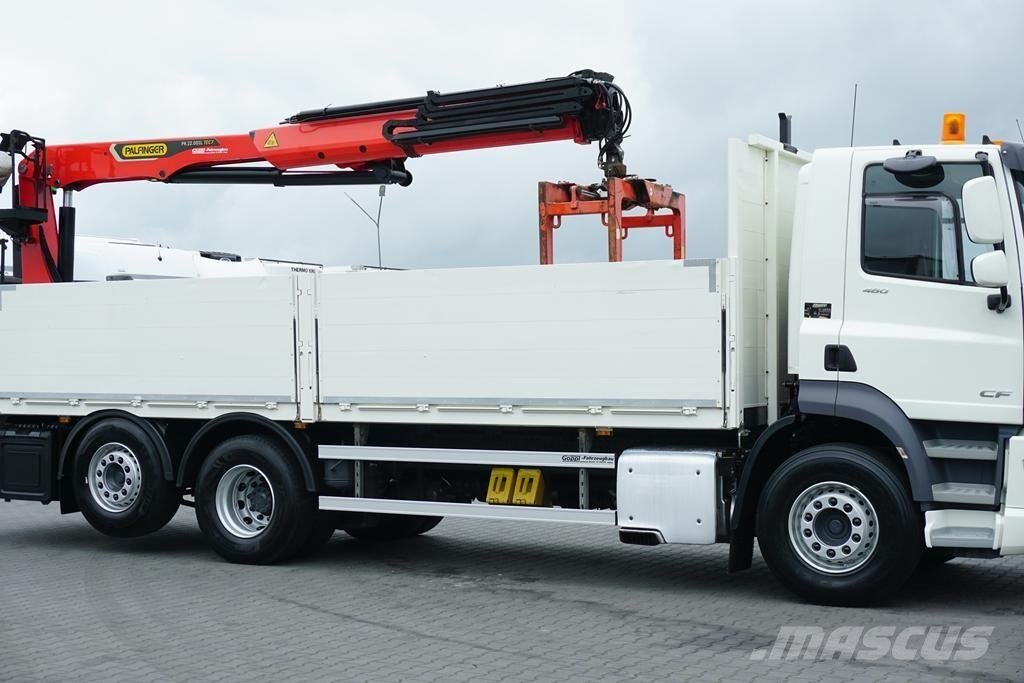 DAF CF / 480 / 6 X 2 / SKRZYNIOWY + HDS / PALFINGER PK Camiones plataforma
