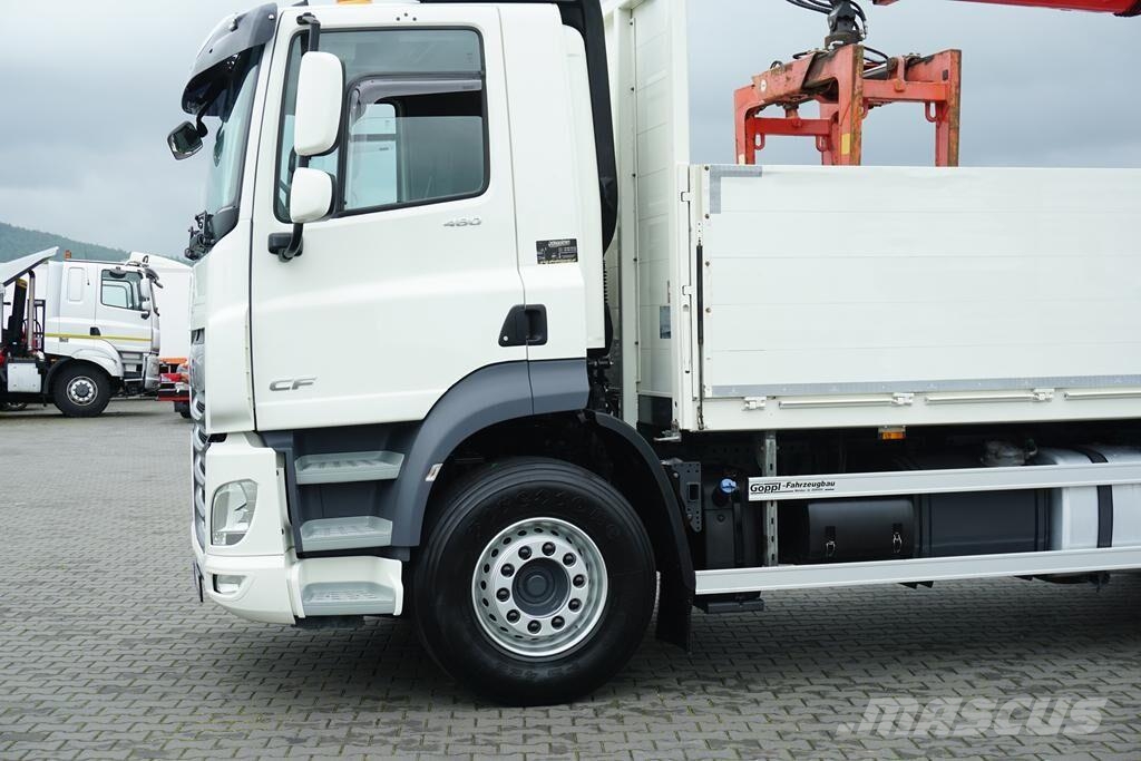 DAF CF / 480 / 6 X 2 / SKRZYNIOWY + HDS / PALFINGER PK Camiones plataforma