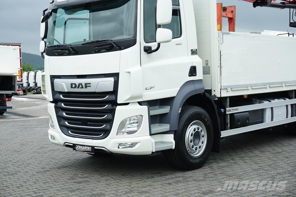 DAF CF / 480 / 6 X 2 / SKRZYNIOWY + HDS / PALFINGER PK Camiones plataforma