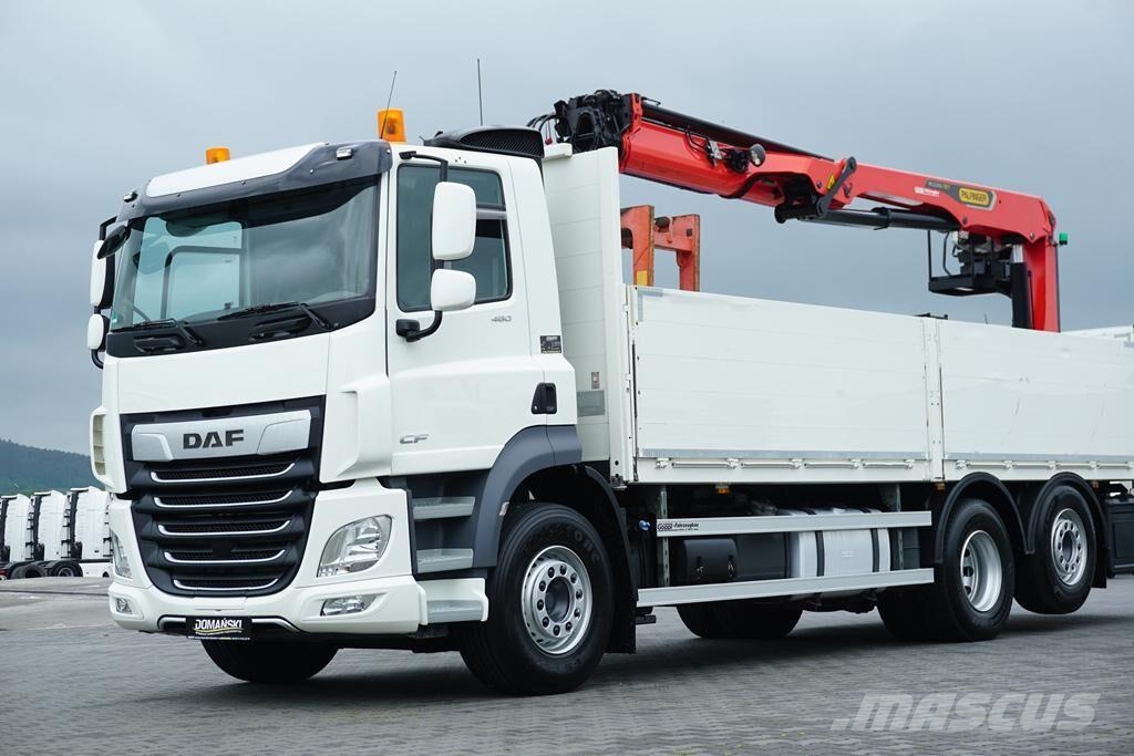 DAF CF / 480 / 6 X 2 / SKRZYNIOWY + HDS / PALFINGER PK Camiones plataforma
