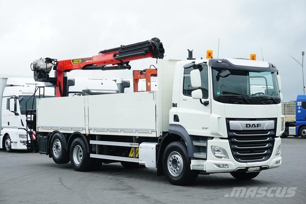 DAF CF / 480 / 6 X 2 / SKRZYNIOWY + HDS / PALFINGER PK Camiones plataforma