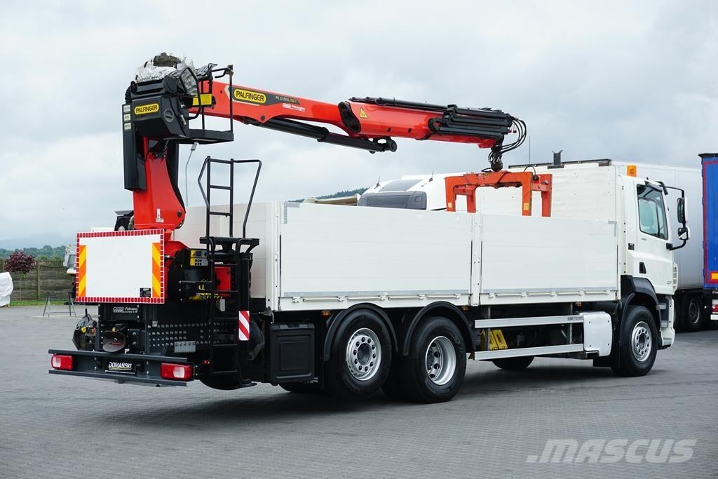 DAF CF / 480 / 6 X 2 / SKRZYNIOWY + HDS / PALFINGER PK Camiones plataforma