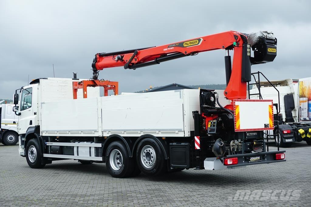 DAF CF / 480 / 6 X 2 / SKRZYNIOWY + HDS / PALFINGER PK Camiones plataforma