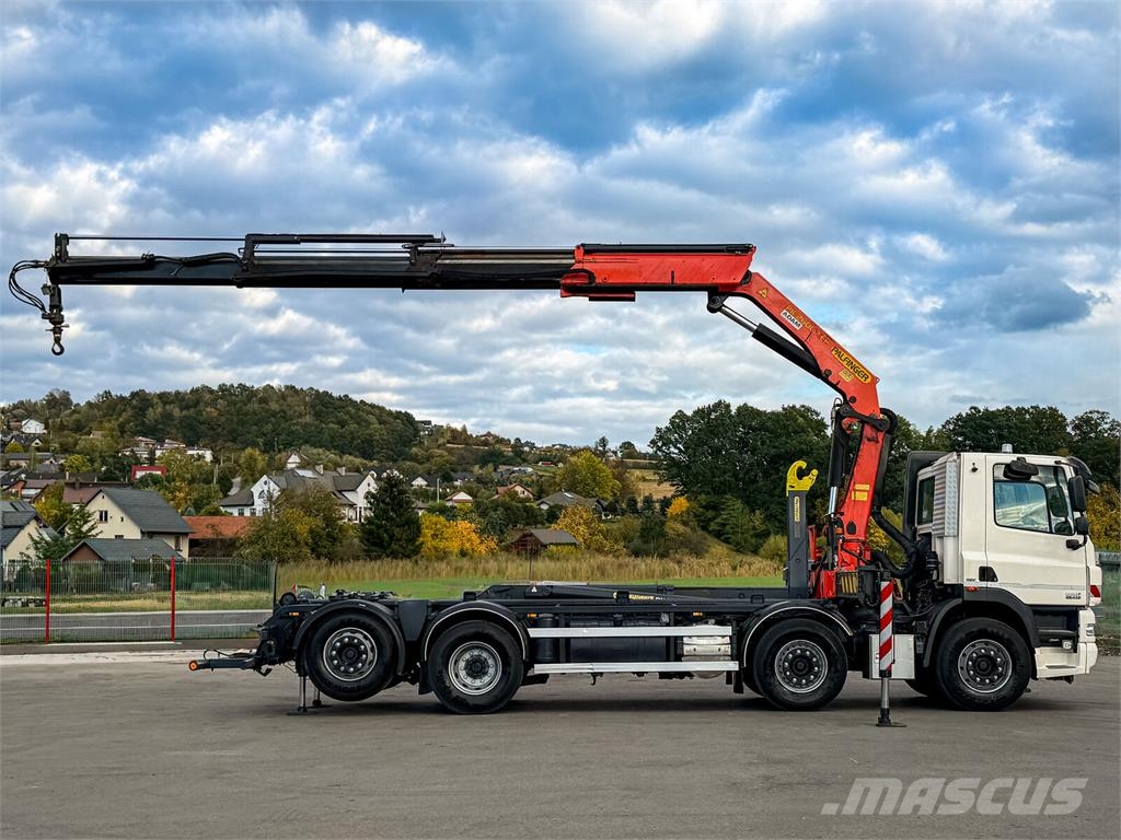 DAF CF 85.410 * ABROLLKIPPER + PALFINGER PK 26002-EH gancho Caminhões Roll-on Roll-off