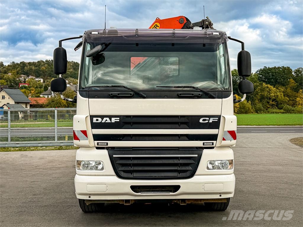 DAF CF 85.410 * ABROLLKIPPER + PALFINGER PK 26002-EH gancho Caminhões Roll-on Roll-off
