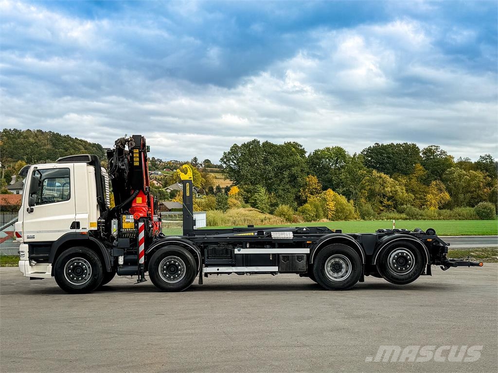 DAF CF 85.410 * ABROLLKIPPER + PALFINGER PK 26002-EH gancho Caminhões Roll-on Roll-off