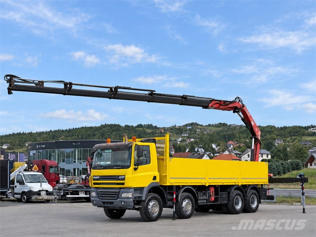 DAF CF 85.430 Pritsche 7,70 m + KRAN * 8x4! Бордови