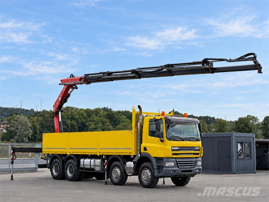 DAF CF 85.430 Pritsche 7,70 m + KRAN * 8x4! Бордови