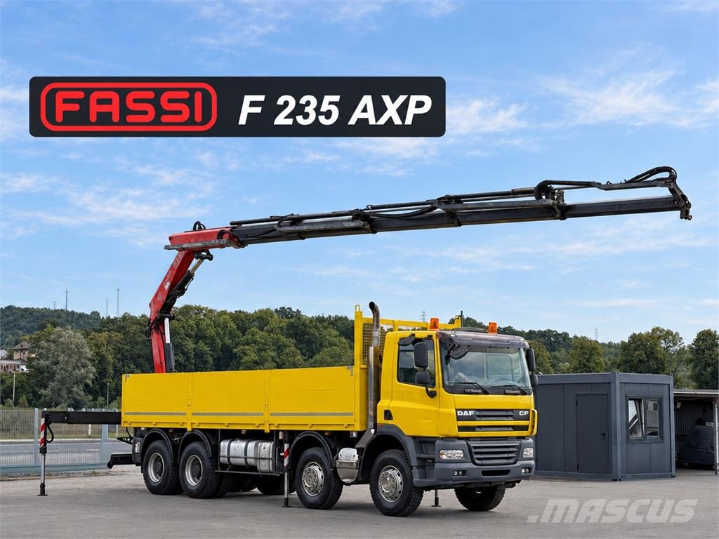 DAF CF 85.430 Pritsche 7,70 m + KRAN * 8x4! Бордови