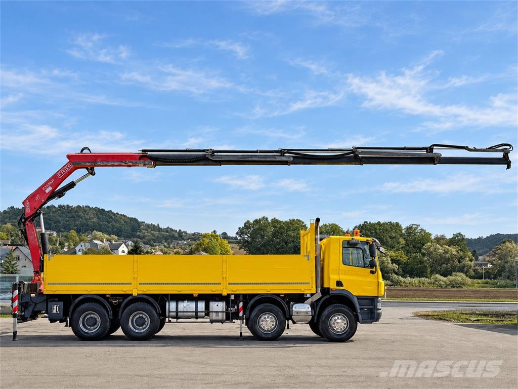 DAF CF 85.430 Pritsche 7,70 m + KRAN * 8x4! Бордови
