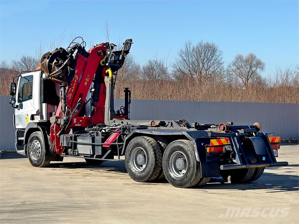 DAF CF 85.460 * ABROLLKIPPER + EPSILON E120Z /6x4 工程吊钩车