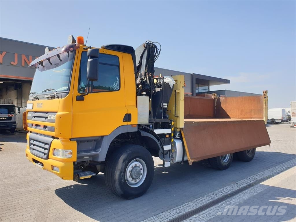 DAF CF GINAF X3335 S 6x6 DUMP TRUCK+HDS ATLAS 1460 HYD Camion benne