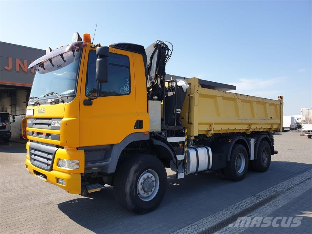 DAF CF GINAF X3335 S 6x6 DUMP TRUCK+HDS ATLAS 1460 HYD Camion benne