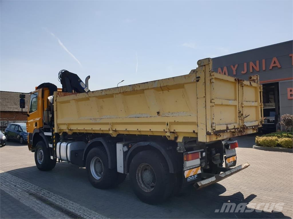 DAF CF GINAF X3335 S 6x6 DUMP TRUCK+HDS ATLAS 1460 HYD Camion benne
