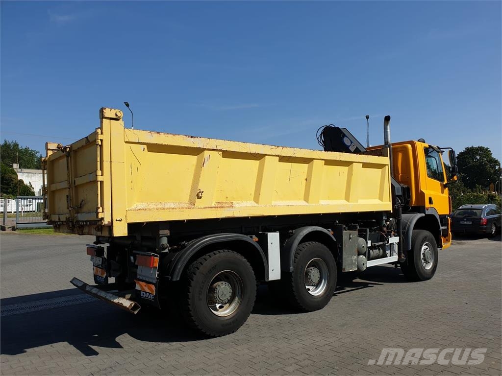 DAF CF GINAF X3335 S 6x6 DUMP TRUCK+HDS ATLAS 1460 HYD Camion benne