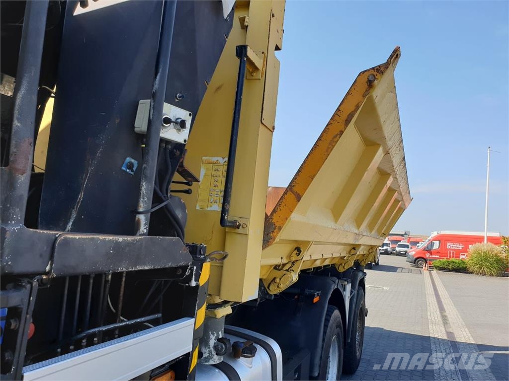 DAF CF GINAF X3335 S 6x6 DUMP TRUCK+HDS ATLAS 1460 HYD Camion benne